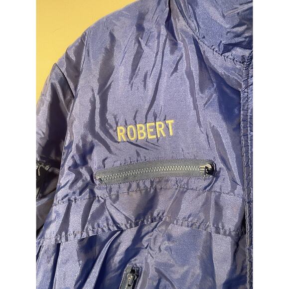 Vintage K-Brand Pepsi Distribution Zip Up Blue Jacket Embroidered Men’s Size L - Picture 7 of 15